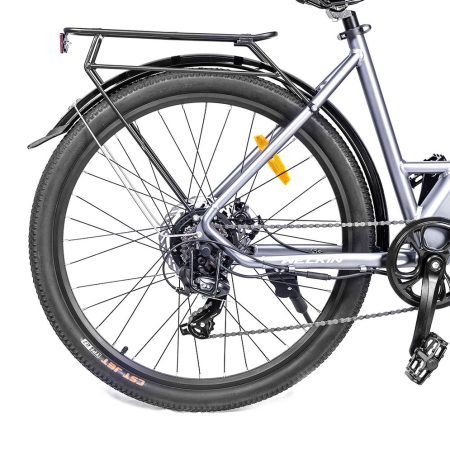 WELKIN WKEM Electric Bicycle W City Bike Silver d f aa b decb x