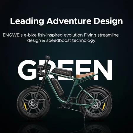 ENGWE M Electric Bike Fat Tires White p