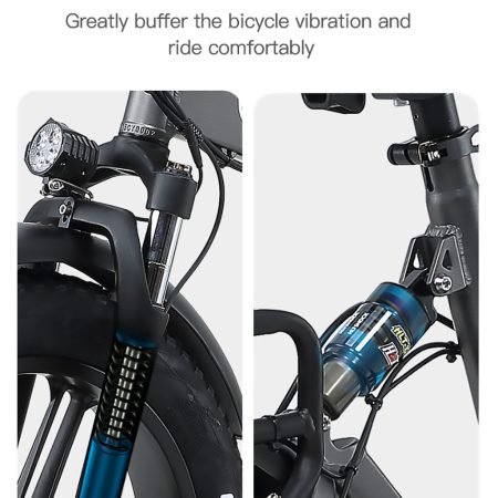 JINGHMA R W V Ah Electric Bicycle with Batteries