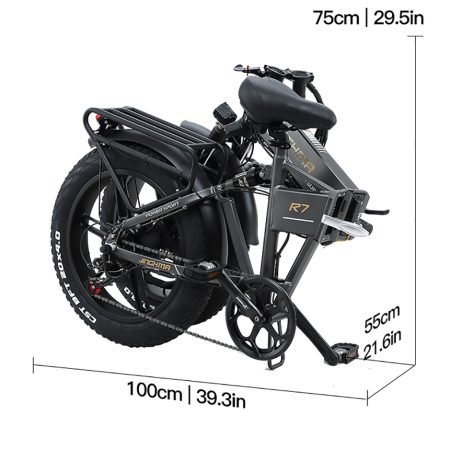 JINGHMA R W V Ah Electric Bicycle with Batteries