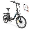 KAISDA K inch Folding Electric Moped Bike Black w p x