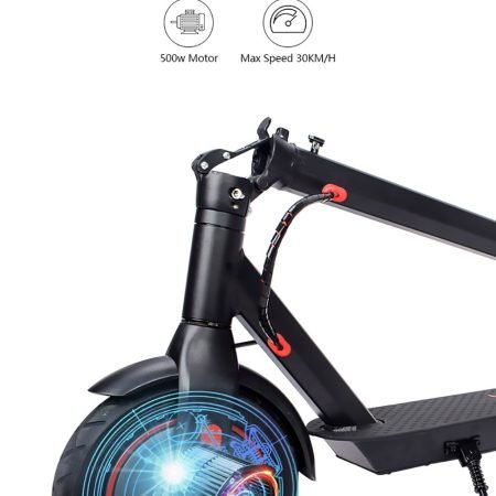 CMSBIKE V Electric Scooter Air Tires Black