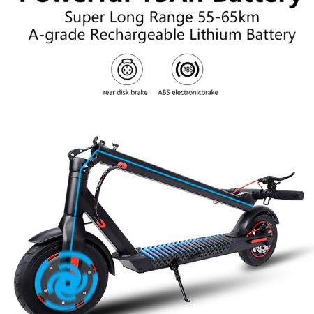 CMSBIKE V Electric Scooter Air Tires Black