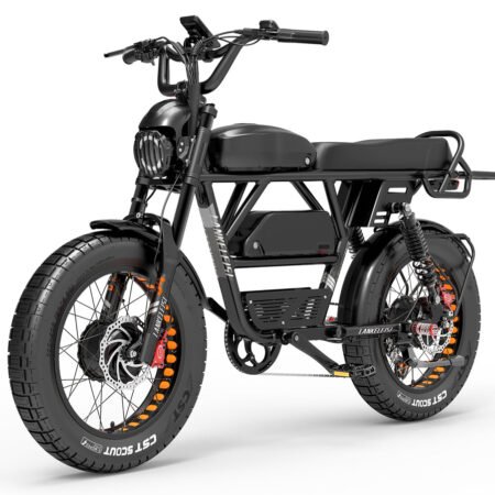 LANKELEISI X-Black Knight Dual Motor Electric Bike