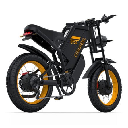 coswheel gt pro electric bike dual motor and dual battery pogo cycles