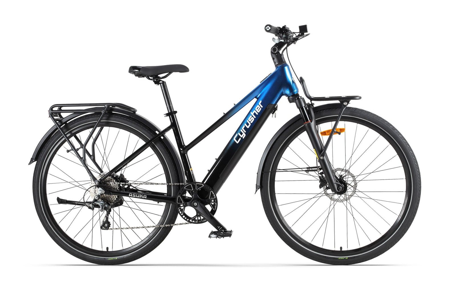 Cyrusher-Asuka-Trekking-E-Bike-Blue-1 Cyrusher Asuka Trekking E Bike Blue
