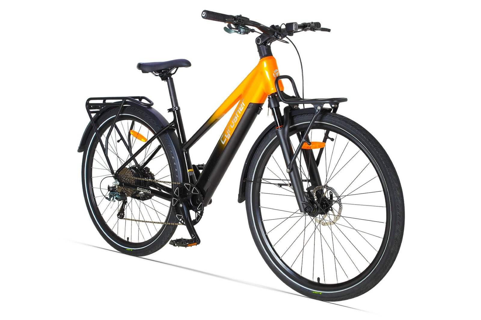 Cyrusher-Asuka-Trekking-E-Bike-Orange-3 Cyrusher Asuka Trekking E Bike Orange