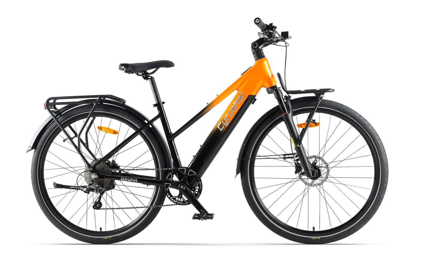 Cyrusher-Asuka-Trekking-E-Bike-Orange Cyrusher Asuka Trekking E Bike Orange