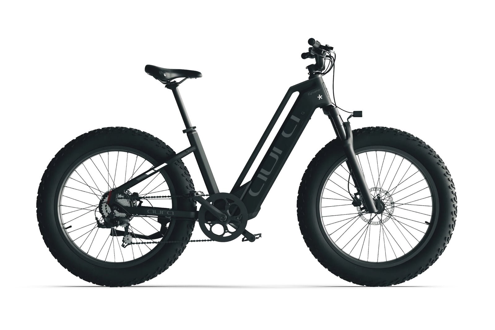 CyrusherAuraStep-ThroughFatTireE-Bike-Black CyrusherAuraStep ThroughFatTireE Bike Black